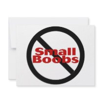 No Small Boobs