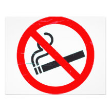 No smoking announcement