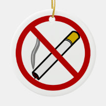 No Smoking Door Knob Ornament