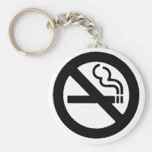 No Smoking Keychain