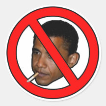 No Smoking, Obama. Stickers