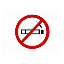 no-smoking post card