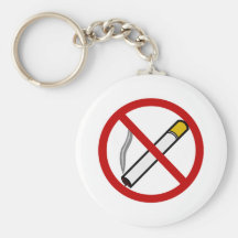 No Smoking Sign Key Chains