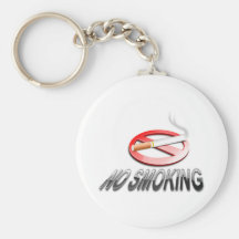 No Smoking Sign Key Chains