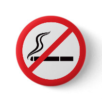 No smoking sign or symbol anti smoking button
