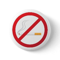 No smoking sign with a smoking cigarette button
