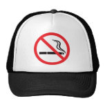 No smoking symbol or sign/anti smoking hat
