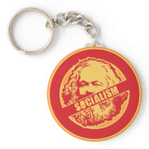 No Socialism Keychains