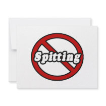 No Spitting