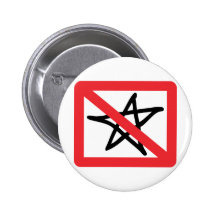 No Stars Pinback Button