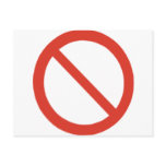 No Symbol Post Cards