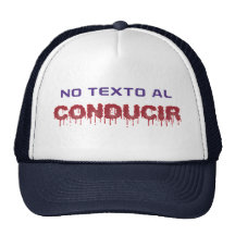 No Texto al Conducir Mesh Hats