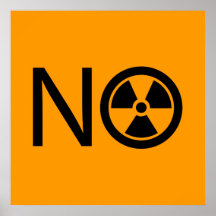 No to Radiation and Nuclear Power Print