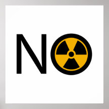 No to Radiation and Nuclear Power Print