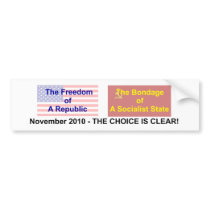 No to Socialism Bumper Stickers