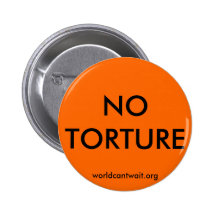 NO TORTURE, button