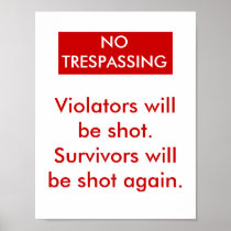 No Trespassing