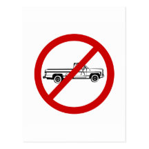 no-trucks postcard