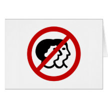 no-twins greeting card