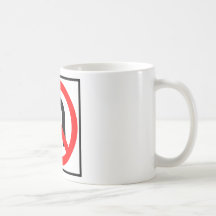 No U-Turn Highway Sign Mugs