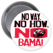 No Way. No Obama in 2008 Pinback Button
