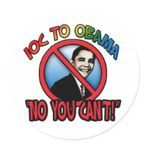 No You Can't Round Stickers