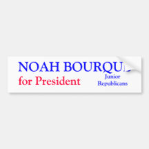 Noah Bourque Bumper Sticker