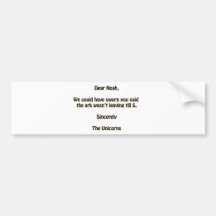 Noah Bumper Stickers