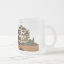 Noah`s Ark Frosted Glass Mug