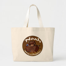Noah Was A Prepper Canvas Bags