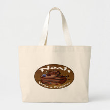Noah Was A Prepper Canvas Bags