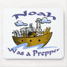 Noah Was A Prepper Mouse Pads