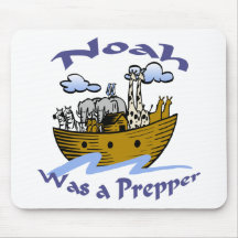 Noah Was A Prepper Mousepad