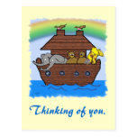 Noahs Arc _ Thinking of you card. Post Cards