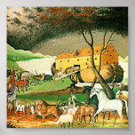 Noah's Ark - Animal Art by Edward Hicks posters
