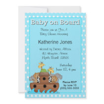 Noah's Ark Baby Shower Invitation