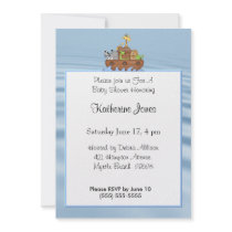 Noah's Ark Baby Shower Invitation