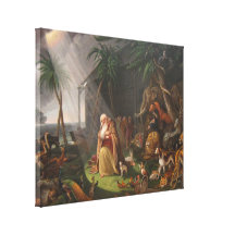Noah's Ark by Charles Wilson Peale - Circa 1819 Canvas Print