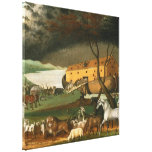 Noah's Ark by Edward Hicks - Circa 1846 Gallery Wrap Canvas