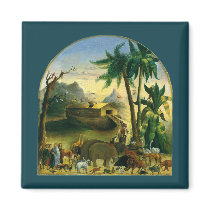 Noah's Ark by Joseph Henry Hidley Magnets