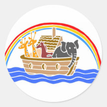 Noah's ark Christian artwork_4 Stickers