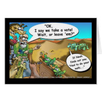 "Noah's Ark" Funny Cartoon Tees Gifts Collectibles Greeting Card
