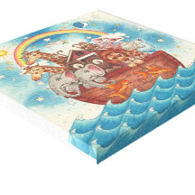 Noah's Ark ~ Gallery Wrapped Canvas