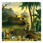 Noahs Ark, Hidley, Vintage Victorian Religious Art Custom Invitations