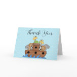 Noah's Ark Thank You  Notes Cards