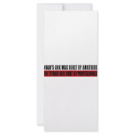 Noah's Ark was bult by Amatuers... Personalized Rack Card
