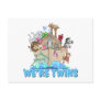 Noah's Ark We're Twins Post Card
