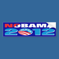 NOBAMA 2012 bumper stickers