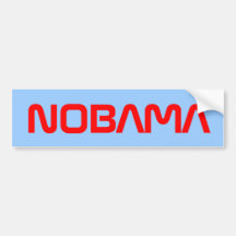 NOBAMA 2012 BUMPER STICKERS