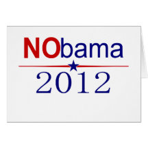 NObama 2012 election Card